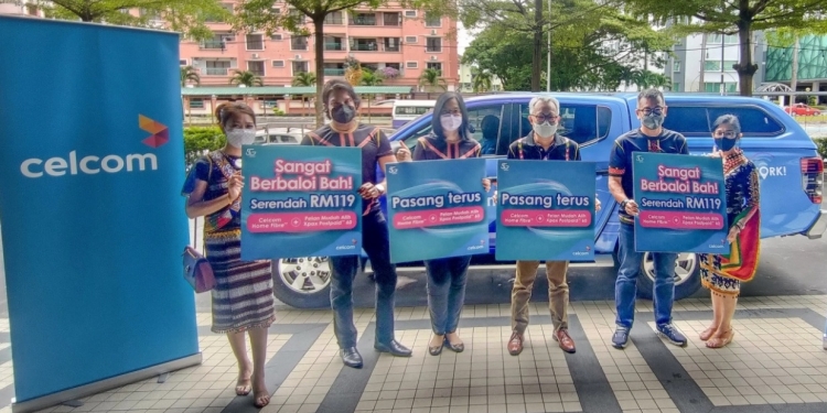 只限沙巴特定地区！签Celcom家庭光纤宽频可当天安装好