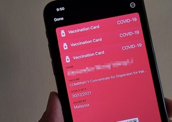 苹果钱包已经可添加MySejahtera疫苗证书！