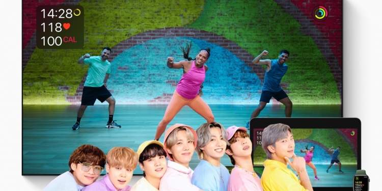 跟着BTS起舞健身！Apple Fitness+更新Artist Spotlight服务