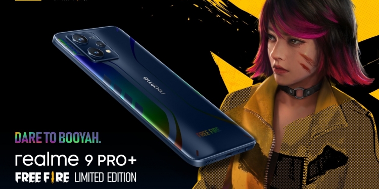 售RM1499!Free Fire限量版Realme 9 Pro+明起开卖