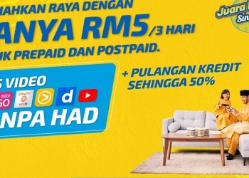 Digi推3天无限视频优惠仅RM5 两天555GB数据是RM7