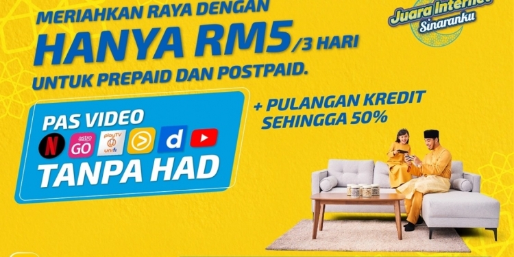 Digi推3天无限视频优惠仅RM5 两天555GB数据是RM7