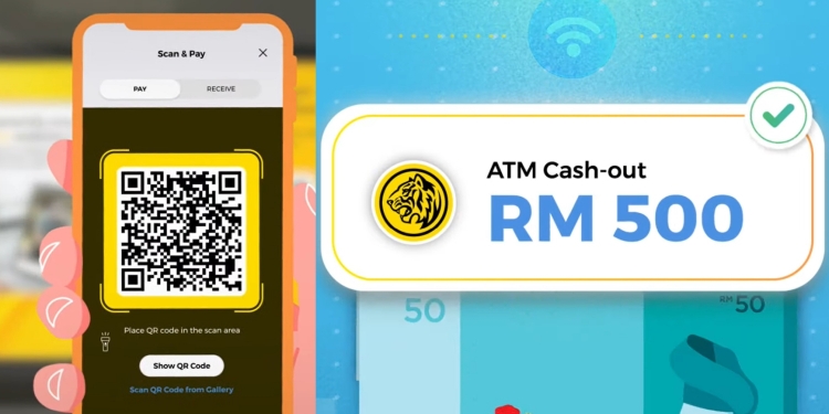 零接触无需实体卡 马银用户可用MAE扫二维码提款！