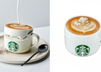 三星与星巴克联名 推高颜值Galaxy Buds 2耳机盒