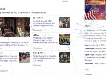 枪击新闻页面现烟花动画 惹部分美国人不满