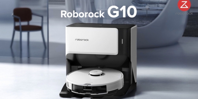 可拖地及自动清洁Roborock G10扫地机器人Shopee开卖