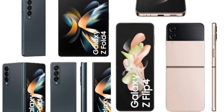 三星Galaxy Z Fold 4和Z Flip 4全色系渲染图曝光!