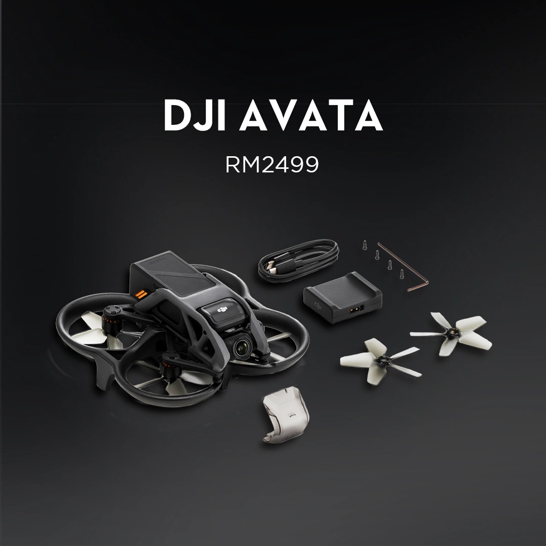 DJI Avata FPV无人机开卖售价RM2499起- SoyaCincau