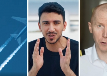 Nas Daily称“飞机云”导致全球暖化 飞机师拍视频反驳