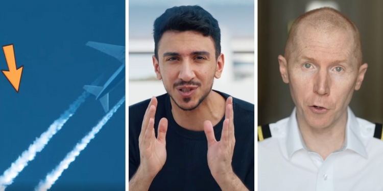 Nas Daily称“飞机云”导致全球暖化 飞机师拍视频反驳