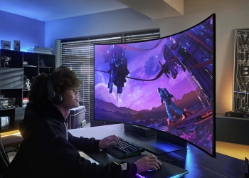 三星55寸Odyssey Ark屏幕开放预购！送The Freestyle投影器