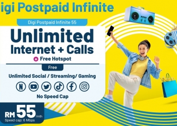 提供无限通话数据 Digi全新Postpaid Infinite配套从RM55起
