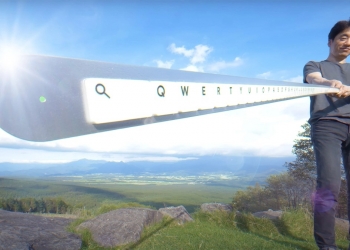 165公分！日本谷歌打造长条形Gboard Bar键盘