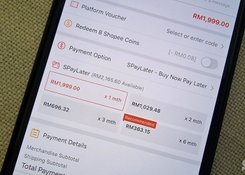 Shopee用户注意！ “先买后付”将征1.5%手续费