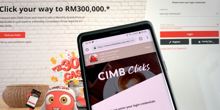 CIMB Clicks今年10月底落实单一设备注册