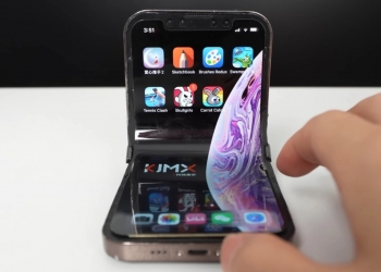 Youtuber耗时200天改造 全球首部折叠式iPhone问世