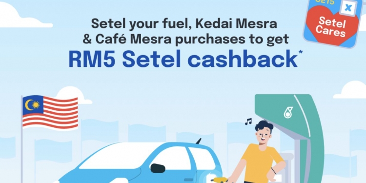 即日起至1120 用Setel添油有最高RM5现金回扣