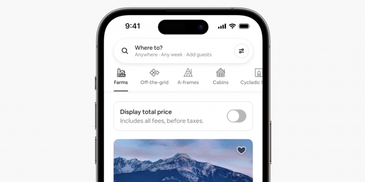 不再有隐藏收费 Airbnb终于显示最终价格