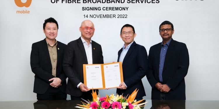 U Mobile与Time携手合作 将固定光纤宽频覆盖扩至650%