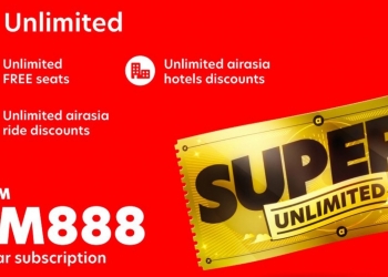 亚航修改Super+通行证订阅服务 价格每年RM888起