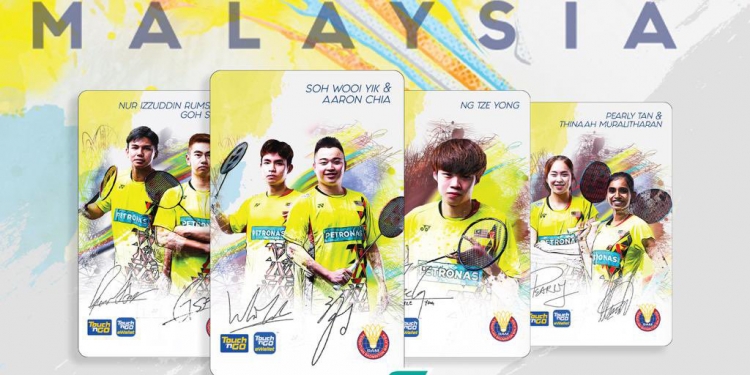 配合世界羽联赛在大马举行 国羽球员限量版NFC卡本月14日开卖