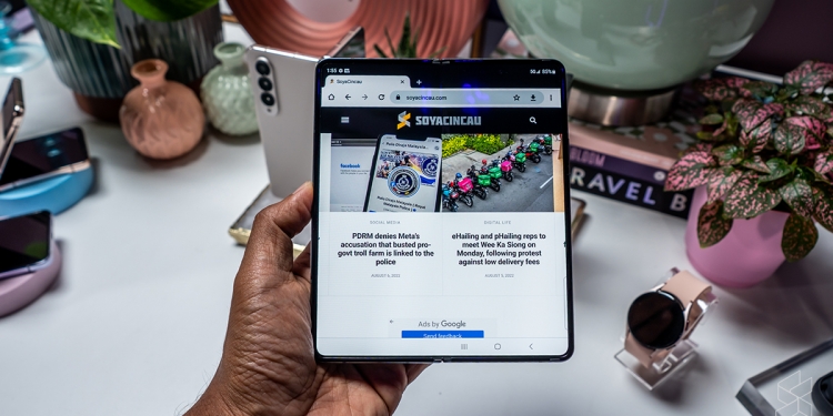 传三星Galaxy Z Fold 5将解决显示屏折痕问题