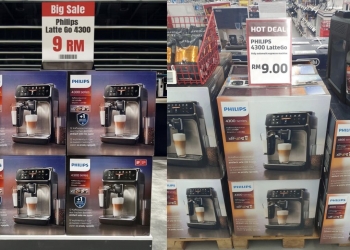 Philips LatteGo 4300咖啡机仅售RM9？是诈骗广告别上当！