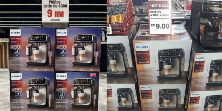 Philips LatteGo 4300咖啡机仅售RM9？是诈骗广告别上当！