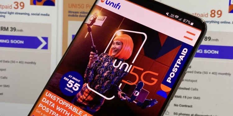 每月从RM39起！TM推新Uni5G后付配套