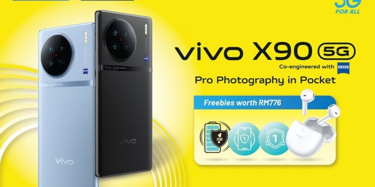 每月最低58令吉起!现可签购Celcom和Digi配套获得vivo X90 5G