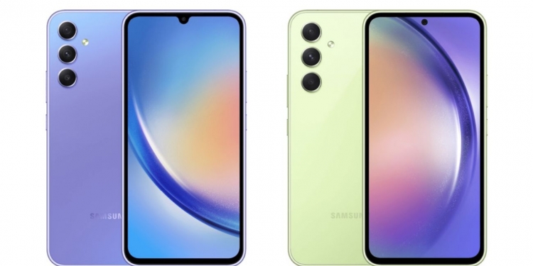 Samsung Galaxy A34和A54渲染图曝光