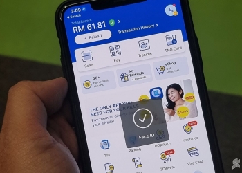 Touch’n Go eWallet支持Face ID 但付款时无法使用