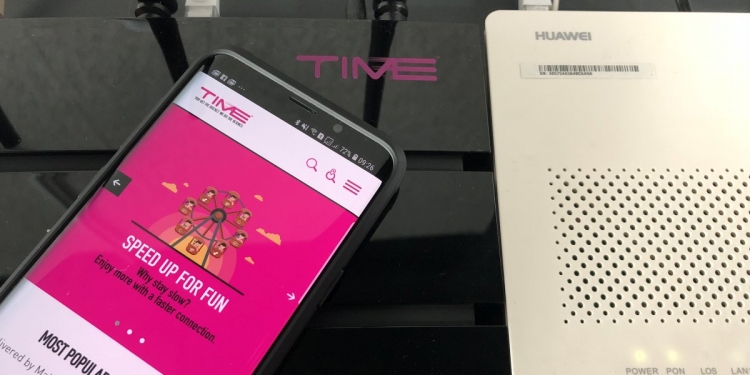 仅限指定地点！Time提供100Mbps光纤宽频配套每月只需RM69