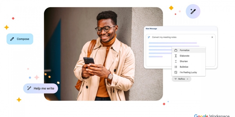 与微软抗衡? 谷歌在Workspace引入人工智能工具