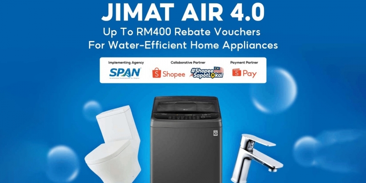 Jimat Air 4.0即将开跑 到Shopee购买节水产品可领折扣券