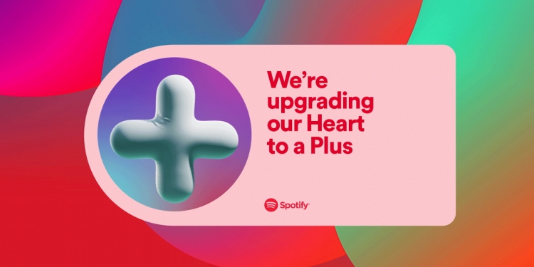 取消爱心符号 Spotify点“+”即可加入歌单