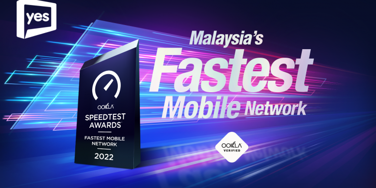 Yes荣膺Ookla大马最快移动网络奖