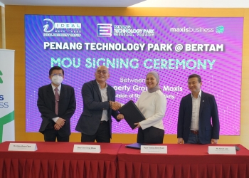 Maxis与宏升集团合作 为槟房产提供光纤宽频服务