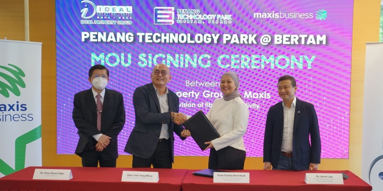 Maxis与宏升集团合作 为槟房产提供光纤宽频服务