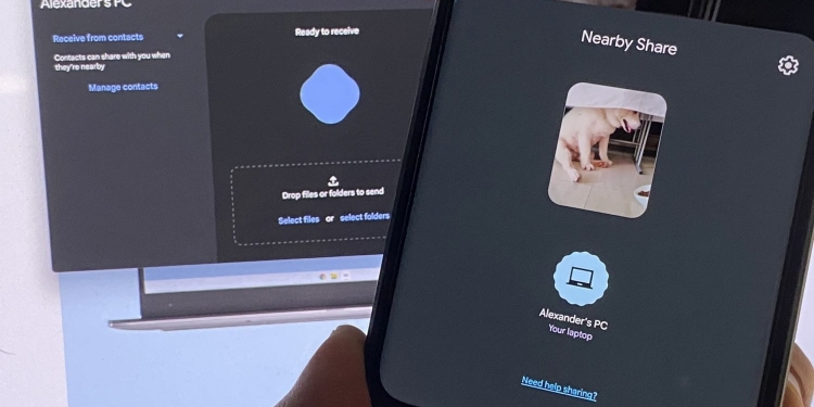 安卓和Windows版“AirDrop”来了!Nearby Share使用方法全面看