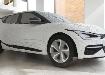 35万块乐高积木制成 KIA EV6 1：1汽车模型来咯！