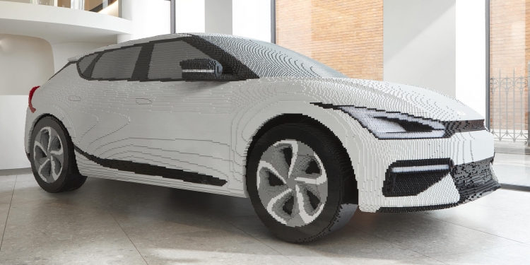 35万块乐高积木制成 KIA EV6 1：1汽车模型来咯！