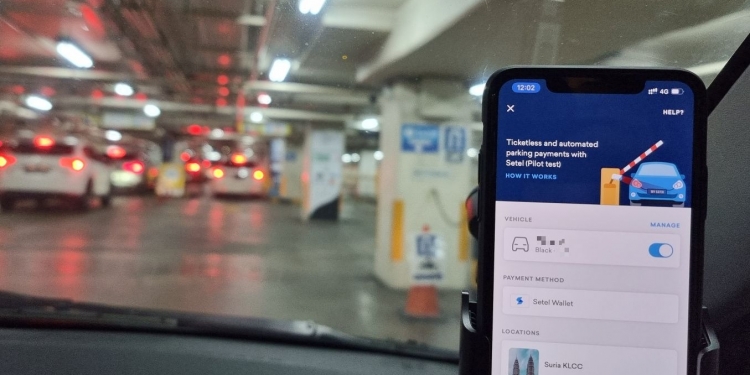 Setel自动泊车支付功能回归Suria KLCC