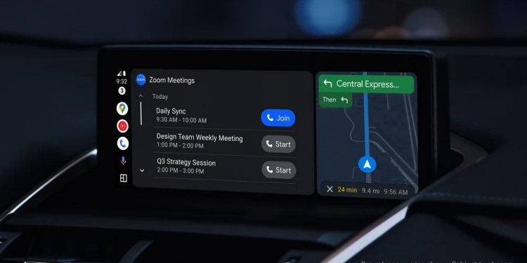 开车也能Zoom会议 谷歌将为Android Auto增添新功能