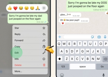 写错字很尴尬？ Whatsapp新增“讯息编辑”功能