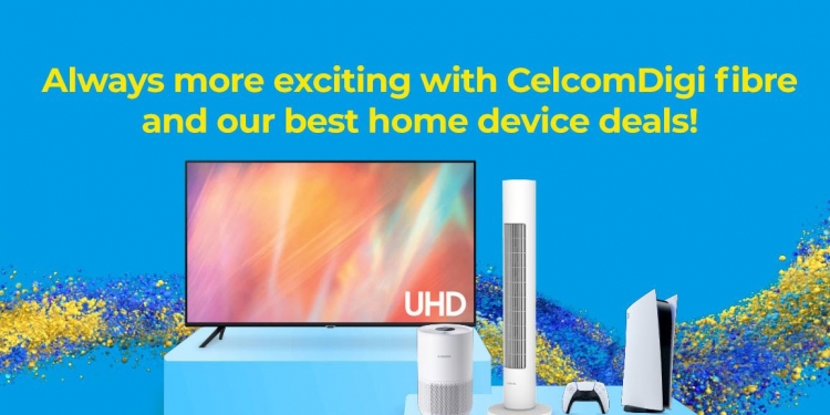 CelcomDigi后付用户每月RM190起 可获300Mbp光纤宽频和PS5