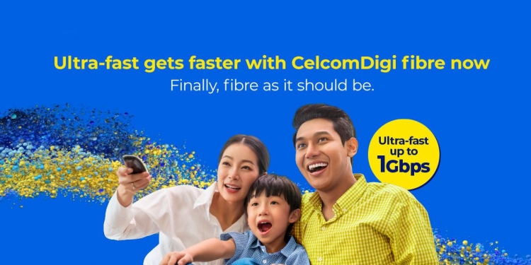 最高网速1Gbps！CelcomDigi推出全新光纤宽频配套