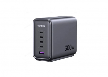 可为多台设备充电 Ugreen 8月推300W GaN充电器