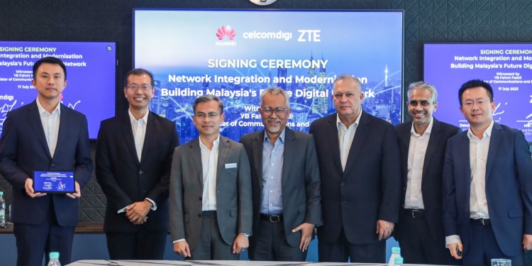 CelcomDigi与华为ZTE合作 网络整合和现代化项目