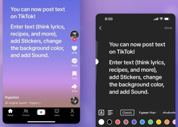 再有平台挑战推特！ TikTok新增纯文字内容功能
